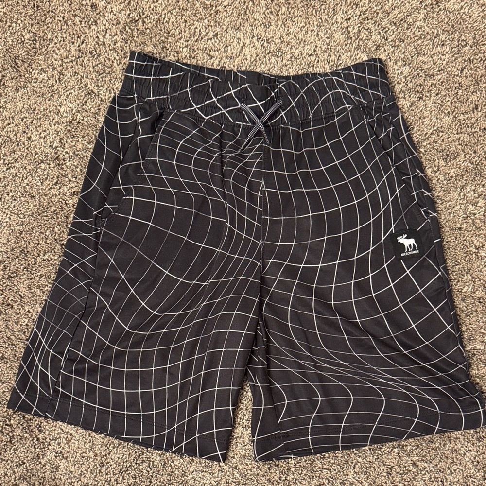 Abercrombie Kids Black and White Active Shorts